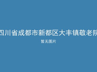 四川省成都市新都区大丰镇敬老院