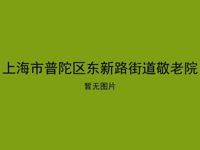 上海市普陀区东新路街道敬老院