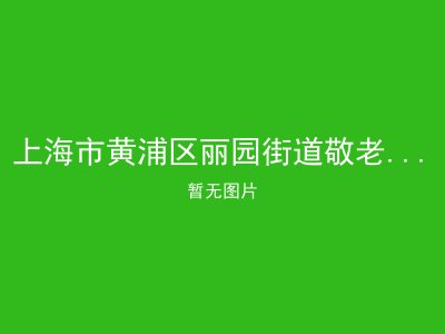 上海市黄浦区丽园街道敬老服务中心
