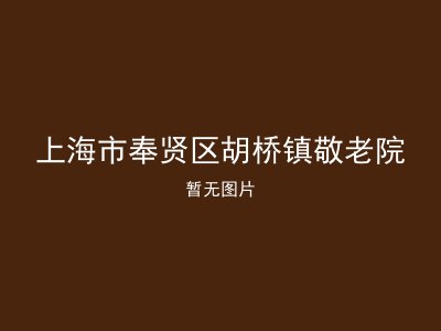上海市奉贤区胡桥镇敬老院