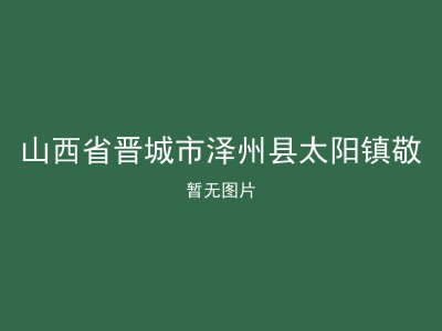 山西省晋城市泽州县太阳镇敬