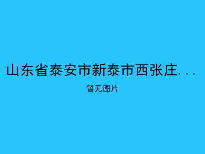 山东省泰安市新泰市西张庄镇敬老院