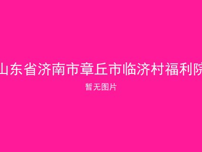 山东省济南市章丘市临济村福利院