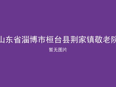 山东省淄博市桓台县荆家镇敬老院