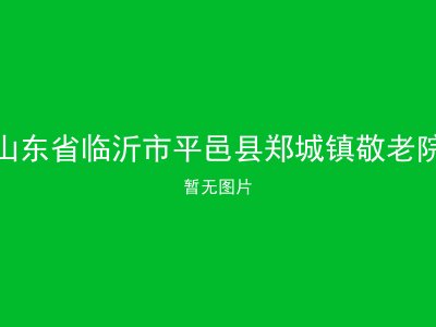 山东省临沂市平邑县郑城镇敬老院