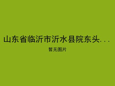 山东省临沂市沂水县院东头乡敬老院