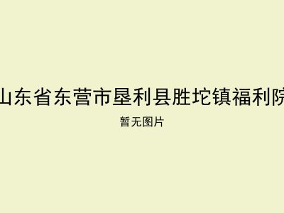 山东省东营市垦利县胜坨镇福利院