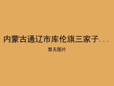 内蒙古通辽市库伦旗三家子镇敬老院