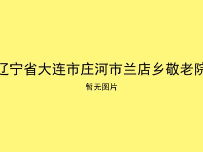 辽宁省大连市庄河市兰店乡敬老院
