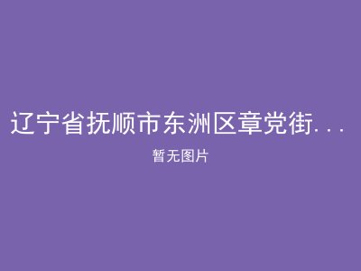 辽宁省抚顺市东洲区章党街道老年福利服务中心