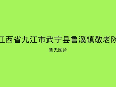 江西省九江市武宁县鲁溪镇敬老院