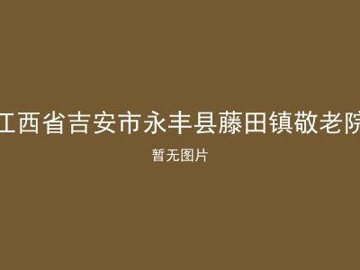江西省吉安市永丰县藤田镇敬老院