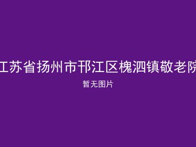 江苏省扬州市邗江区槐泗镇敬老院