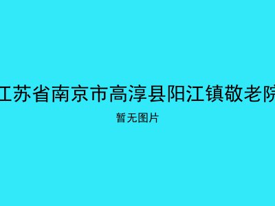 江苏省南京市高淳县阳江镇敬老院