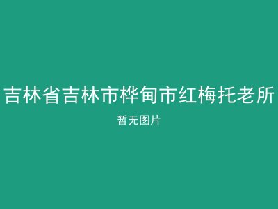 吉林省吉林市桦甸市红梅托老所