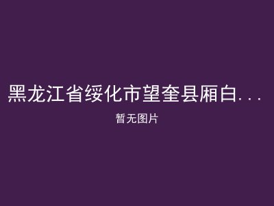 黑龙江省绥化市望奎县厢白乡敬老院