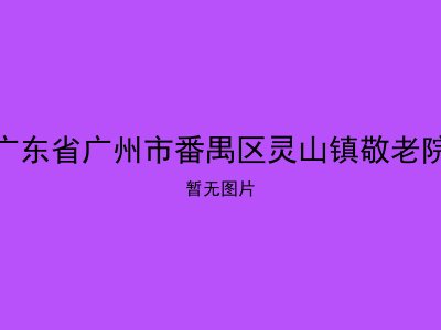 广东省广州市番禺区灵山镇敬老院