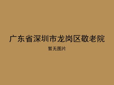 广东省深圳市龙岗区敬老院