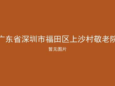 广东省深圳市福田区上沙村敬老院