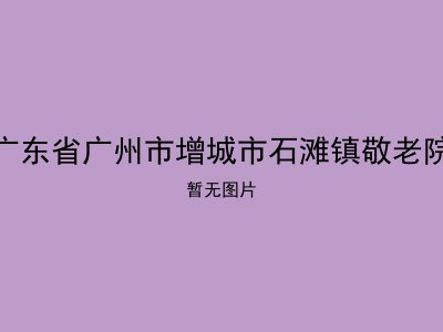 广东省广州市增城市石滩镇敬老院