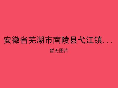 安徽省芜湖市南陵县弋江镇中心敬老院