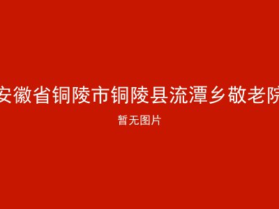 安徽省铜陵市铜陵县流潭乡敬老院