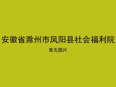 安徽省滁州市凤阳县社会福利院