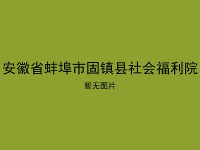 安徽省蚌埠市固镇县社会福利院