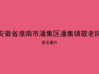 安徽省淮南市潘集区潘集镇敬老院