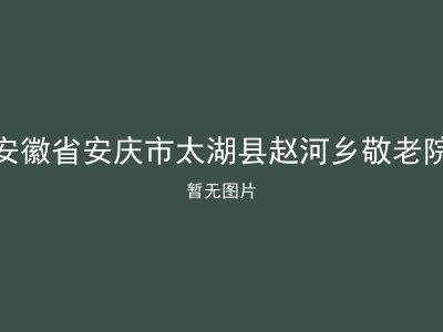 安徽省安庆市太湖县赵河乡敬老院