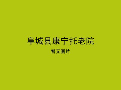 阜城县康宁托老院
