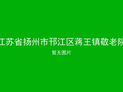 江苏省扬州市邗江区蒋王镇敬老院