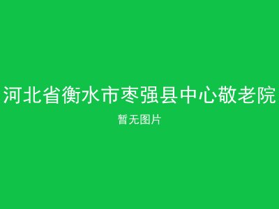 河北省衡水市枣强县中心敬老院