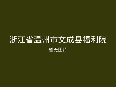 浙江省温州市文成县福利院