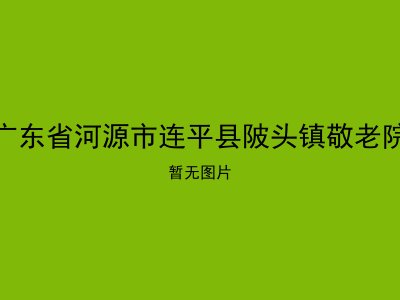 广东省河源市连平县陂头镇敬老院