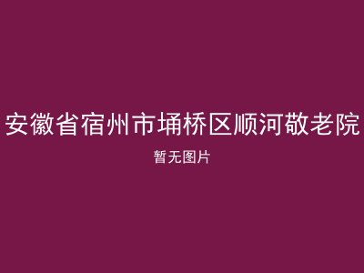 安徽省宿州市埇桥区顺河敬老院