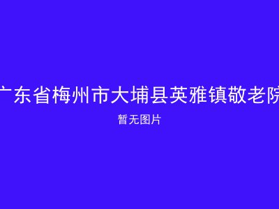 广东省梅州市大埔县英雅镇敬老院