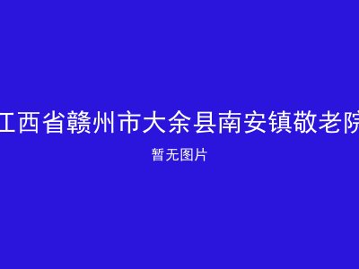 江西省赣州市大余县南安镇敬老院