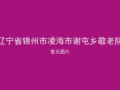 辽宁省锦州市凌海市谢屯乡敬老院