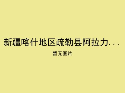 新疆喀什地区疏勒县阿拉力乡敬老院