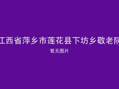 江西省萍乡市莲花县下坊乡敬老院