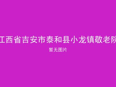 江西省吉安市泰和县小龙镇敬老院