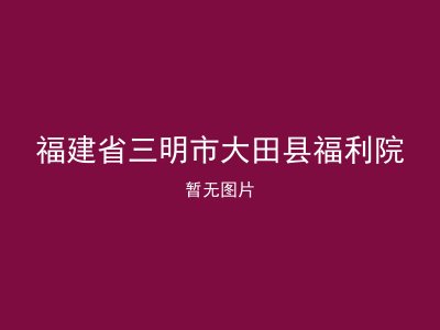 福建省三明市大田县福利院