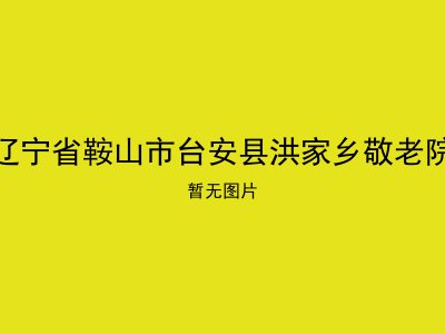 辽宁省鞍山市台安县洪家乡敬老院