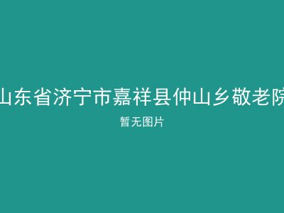 山东省济宁市嘉祥县仲山乡敬老院