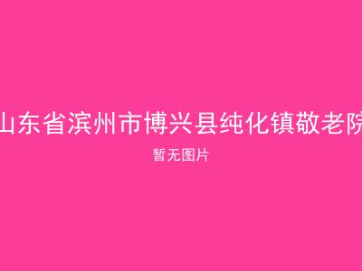 山东省滨州市博兴县纯化镇敬老院