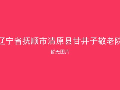辽宁省抚顺市清原县甘井子敬老院