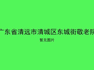 广东省清远市清城区东城街敬老院