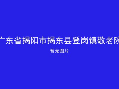 广东省揭阳市揭东县登岗镇敬老院