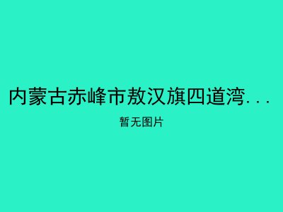 内蒙古赤峰市敖汉旗四道湾子镇敬老院